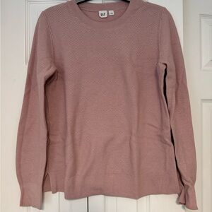 GAP Blush Waffle Knit Pullover